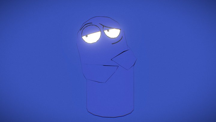 Bloo 3D Model