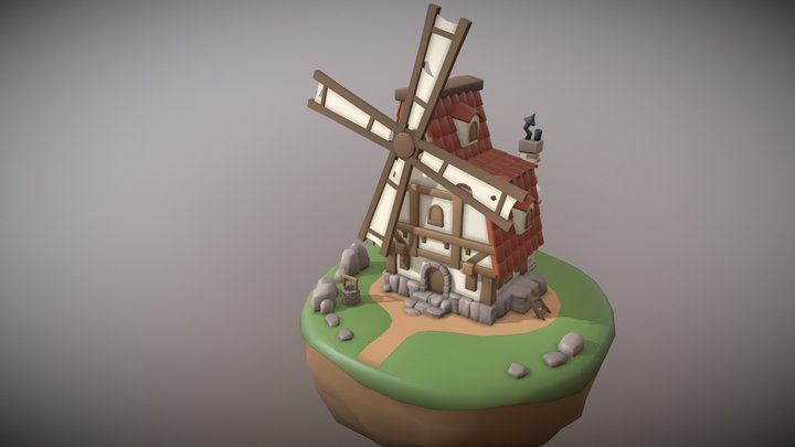 Little windmill 3D Model
