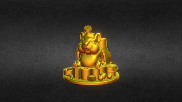 Hamster 3D Model