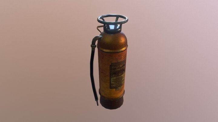 Extinguisher Study 3D Model