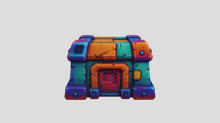 Hand-Painted Base Center House