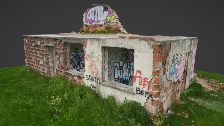Ruins of the gunpowder warehouse 3D Model