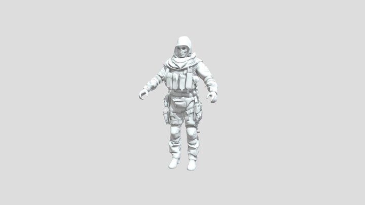 Ghost (Untextured) 3D Model