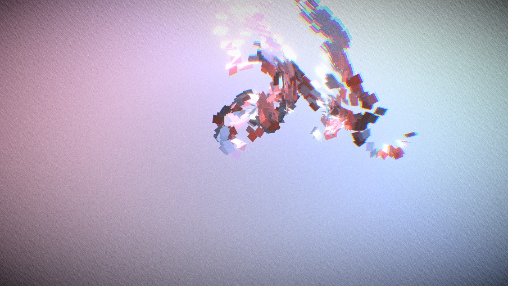 X-particles, animation test