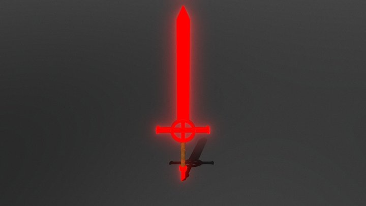 Demon Blood Sword 3D Model
