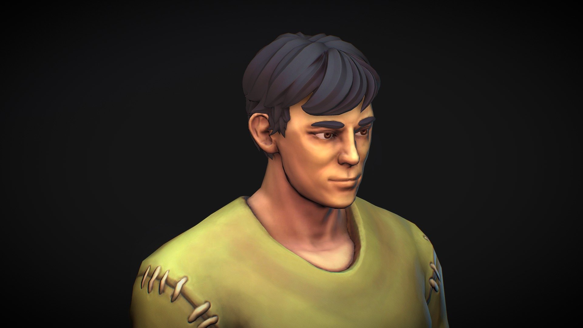 Handpainted human - 3D model by LYRIST [a15f593] - Sketchfab