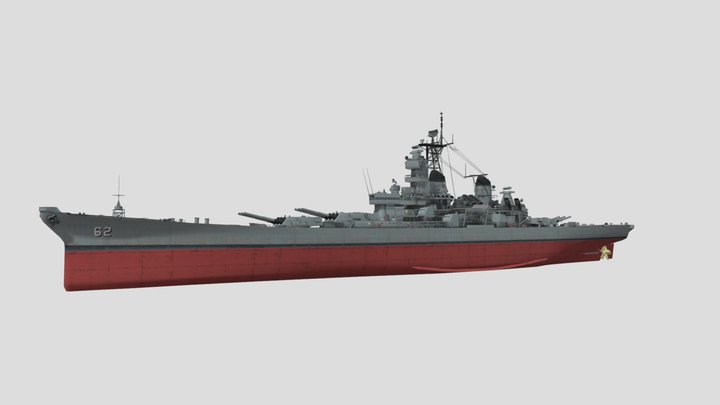 USS New Jersey BB-62 – Modèle 3D gratuit STL