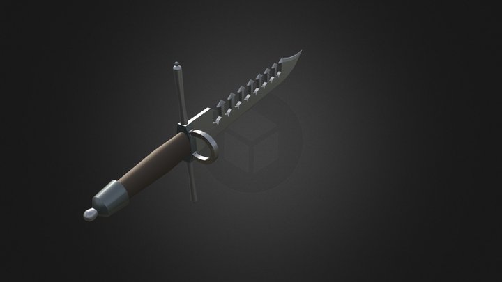 HW11 Sword breaker lowpoly test 2 3D Model