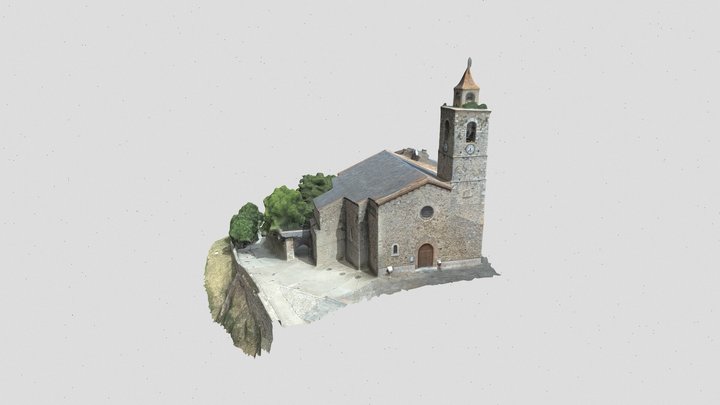 Bellver de Cerdanya: Església 3D Model