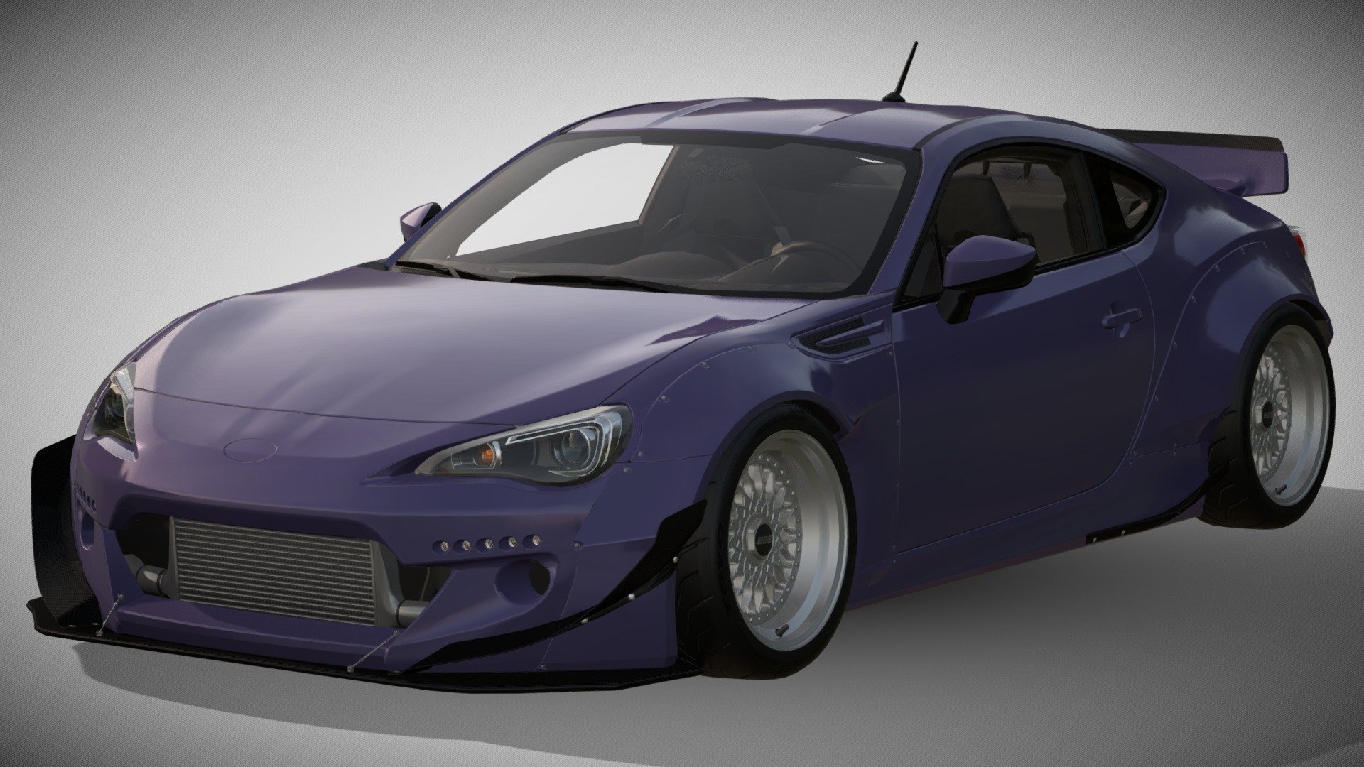 2013 Rocket Bunny ZN6 Aero Ver2 BRZ Full Kit - Download Free 3D model ...