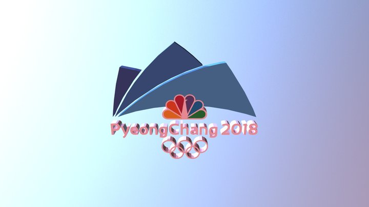 NBC-Logo_SingleMesh_HiPoly_w-Tex_Layout_LOD-2 3D Model