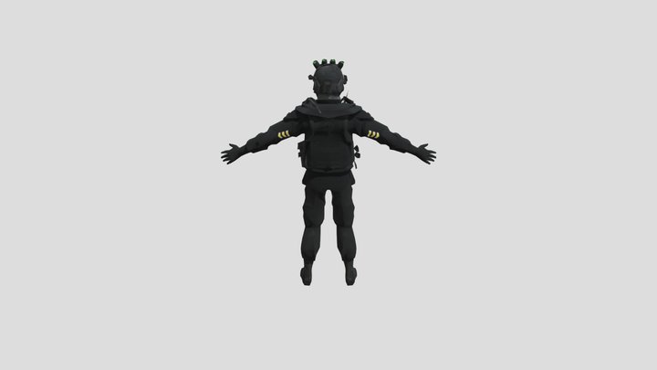 Nine Tailed Fox new soldier 3D Model