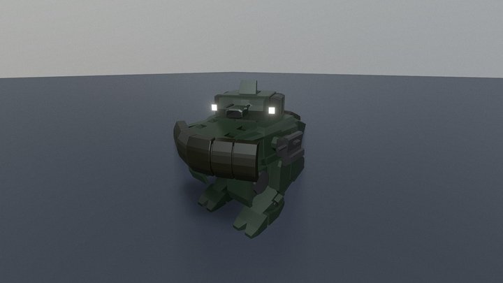 Tank Mech 3D Model