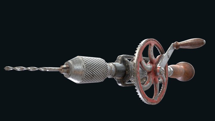 Millers Falls No. 980 Drill 3D Model