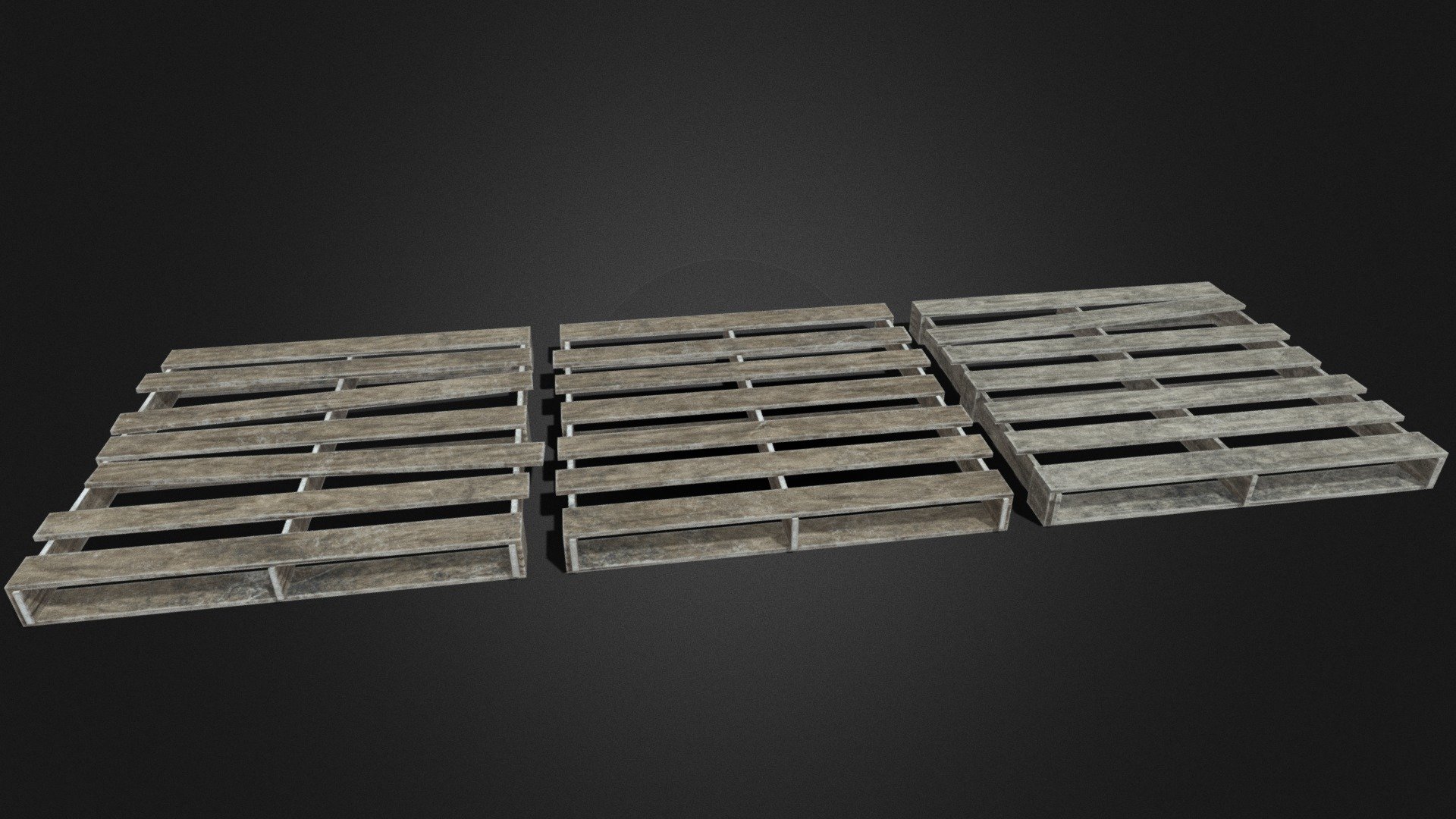 Wood planks set game ready prop - Buy Royalty Free 3D model by ...