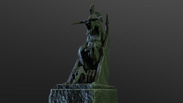 Minas Morgul Gargoyle - Lord of the Rings 3D Model