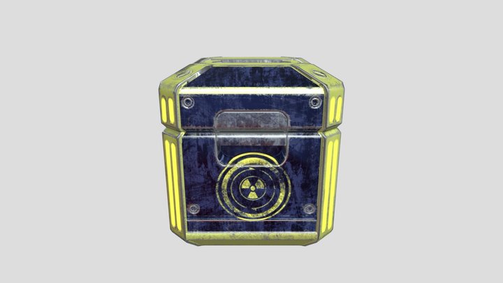 Sci-fi Crate 3D Model