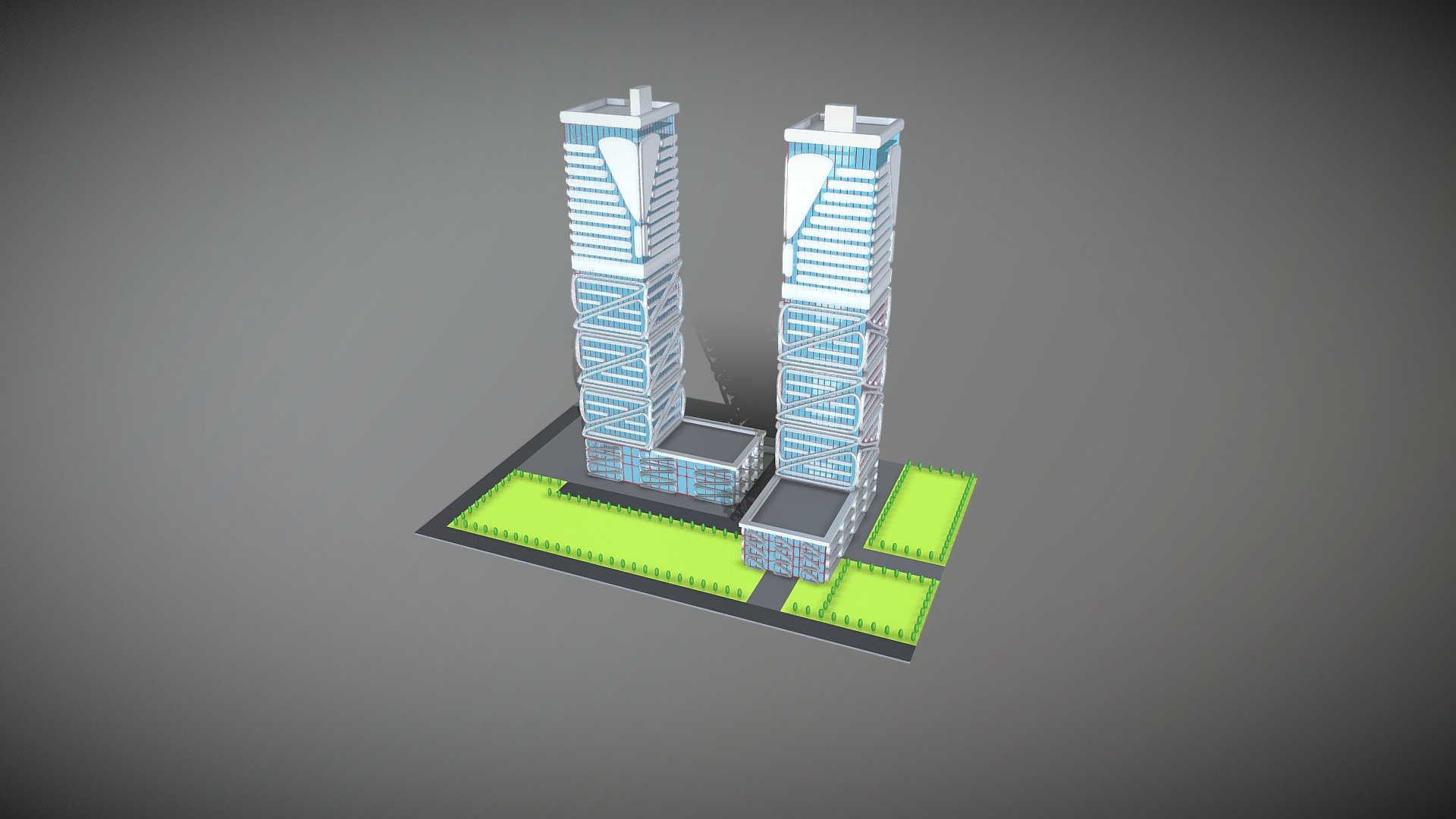 Building Facade Concept - Download Free 3D model by VertaScan [a166811 ...