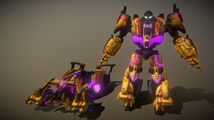 Transformers Fall Of Cybertron Dragstrip – Modello 3D gratuito STL