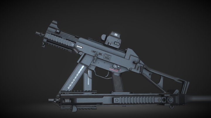 HK UMP 45 3D Model