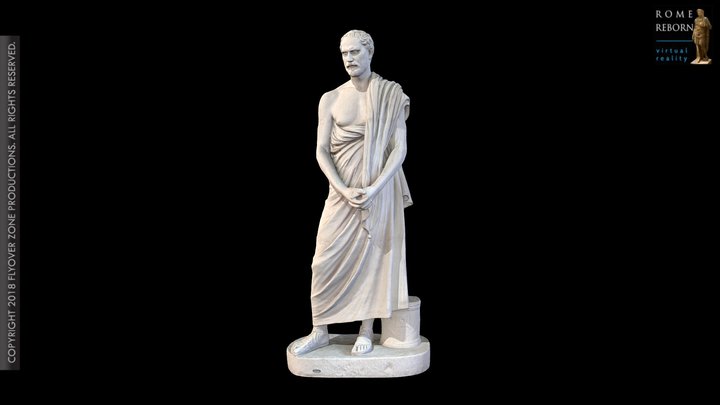 3D rendering of Demosthenes