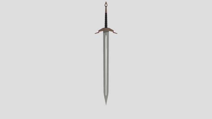 Sword (Blender practice) 3D Model