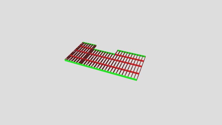 J695- FLOOR JOISTS 3D Model