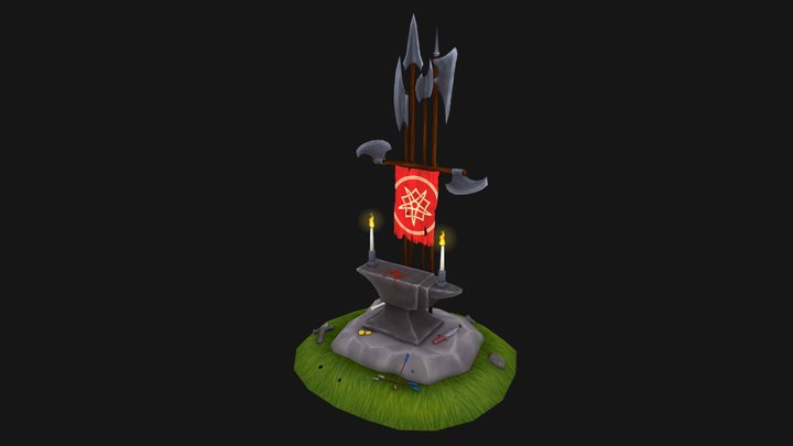 Iron shrine 3D Model
