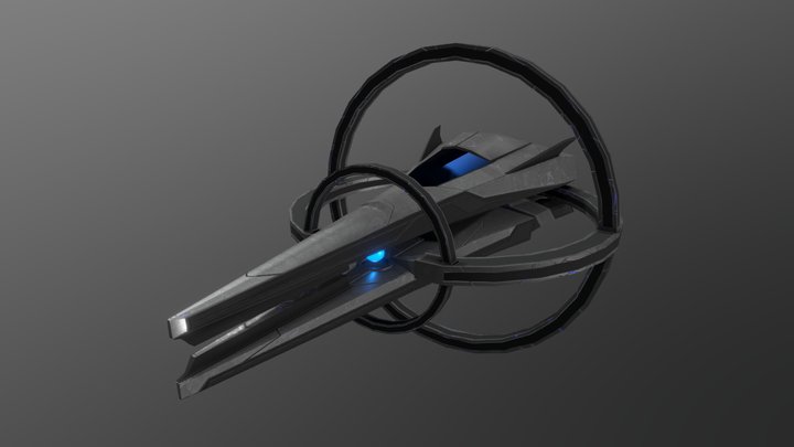 Spaceship "Ring" 3D Model