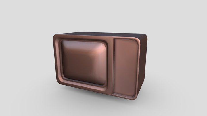 Retro TV 3D Model