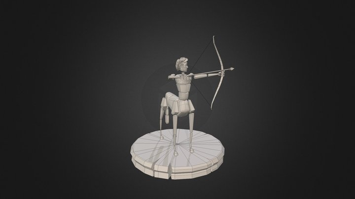 Centaur Turntable 3D Model