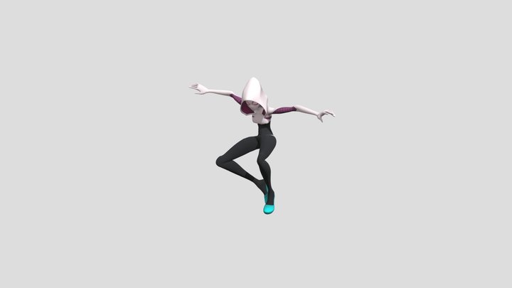Spider Gwen 3D Model