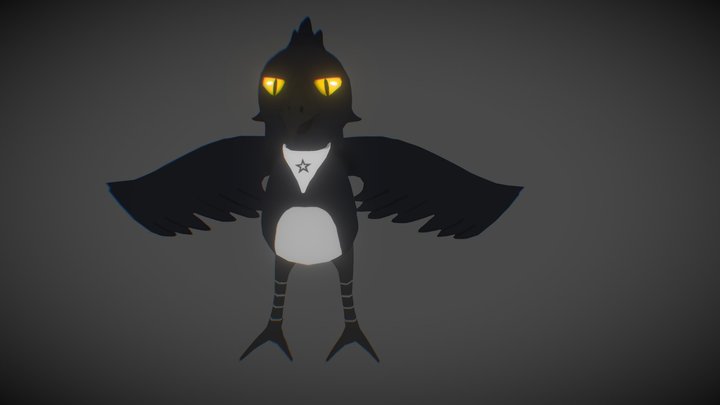 Crow Guy 3D Model