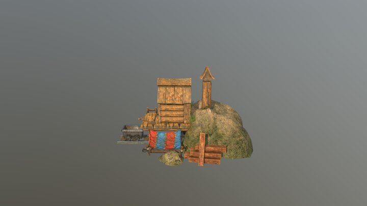 Mine Stage 3 / Animation 3D Model