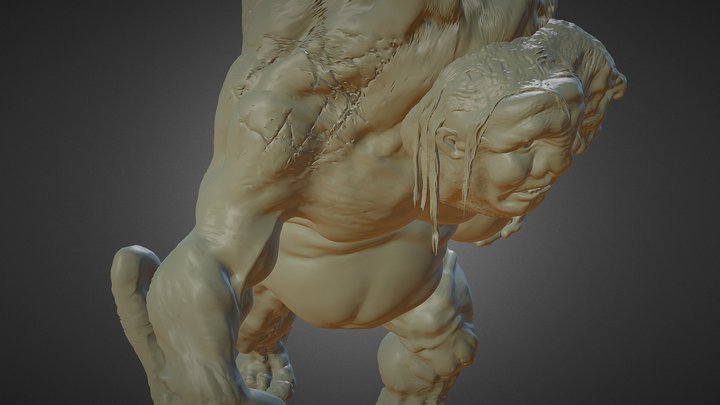 Troll from market  - by Aram Vardazaryan 3D Model