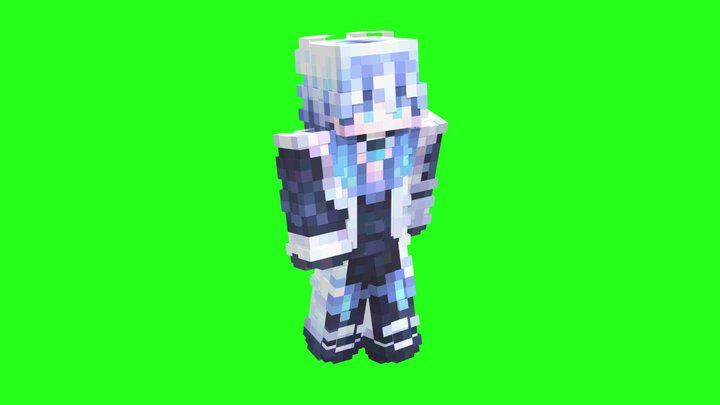 Front preview (steve) 3D Model