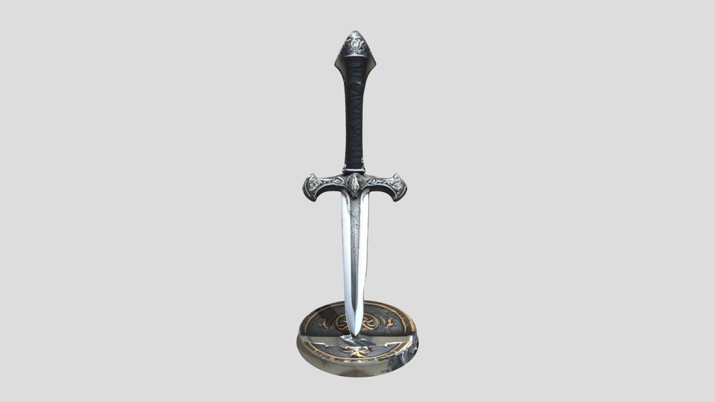 Medieval Sword — 3D Model | Game Ready | PBR Tex