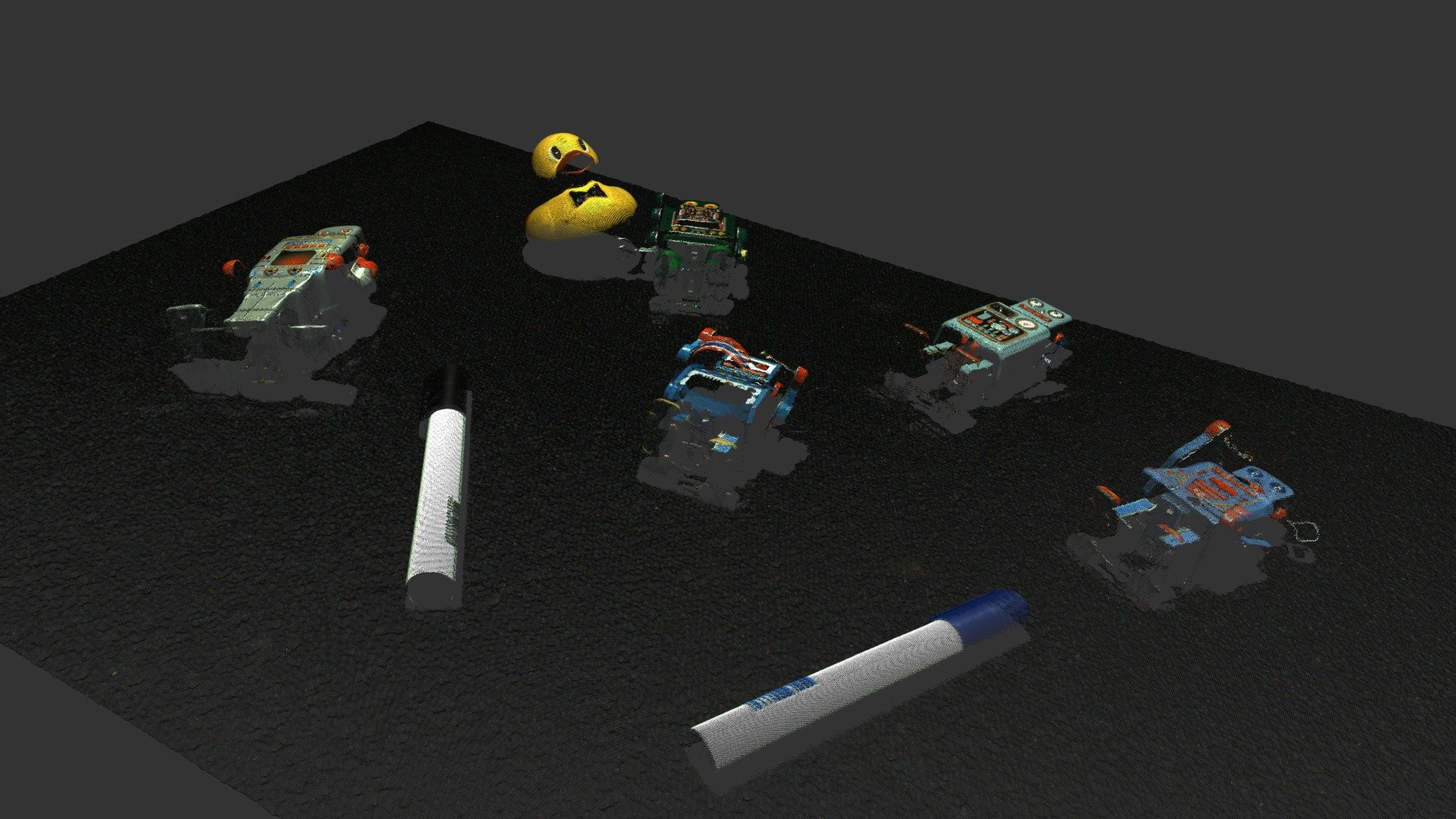 Various Toys - 3D machine vision
