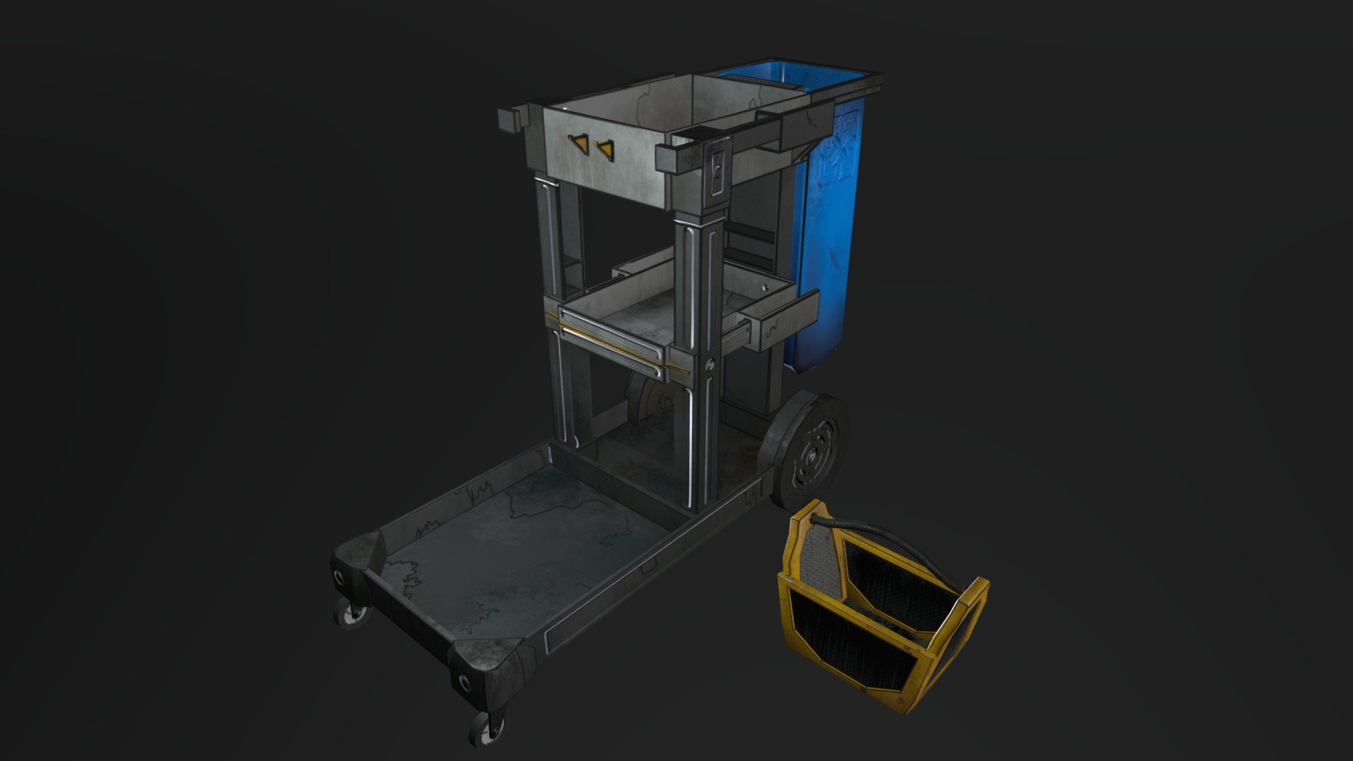 Maintenace Cart and Toolbox