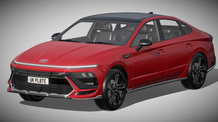 Hyundai Sonata N-Line 2024 3D Model