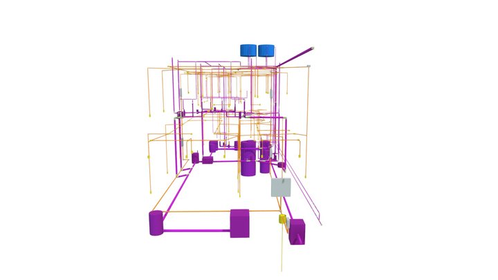 COORDENAÇÕES DE PROJETOS DE INSTALAÇÕES PREDIAIS 3D Model