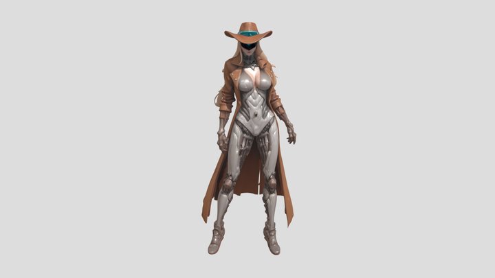 Augmentcowgirl 3D Model