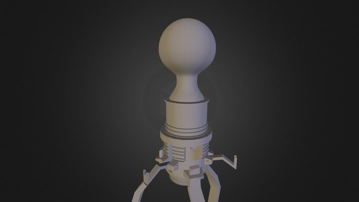 Steam Punk Lamp 3D Model