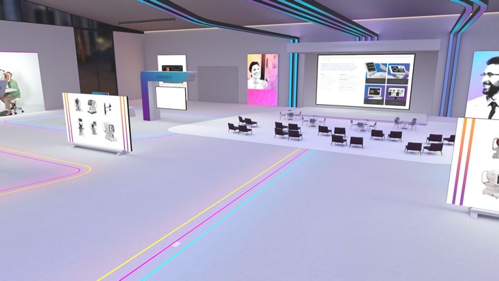 Exhibition Hall 3D Model