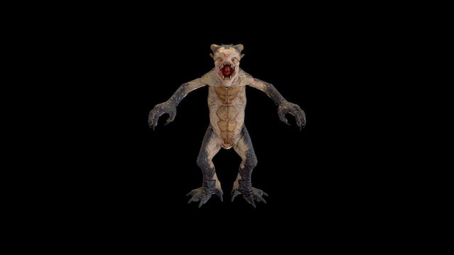 Reptile Creature 3D Model