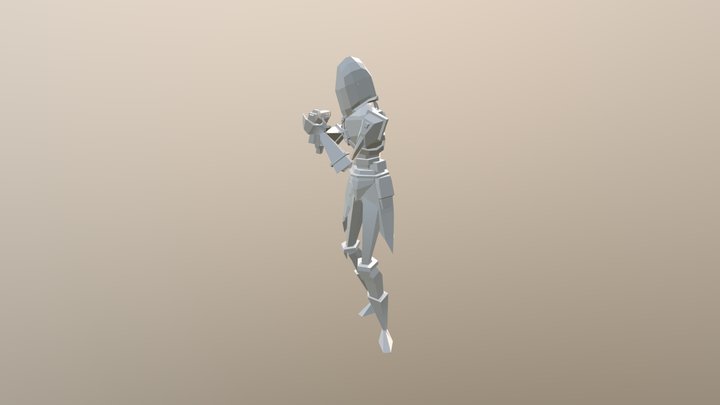 Scout Trooper attacking (Slo-mo) 3D Model