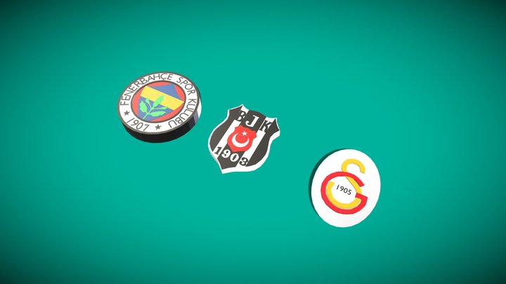 Beşiktaş Galatasaray Fenerbahçe – Free 3D Model STL