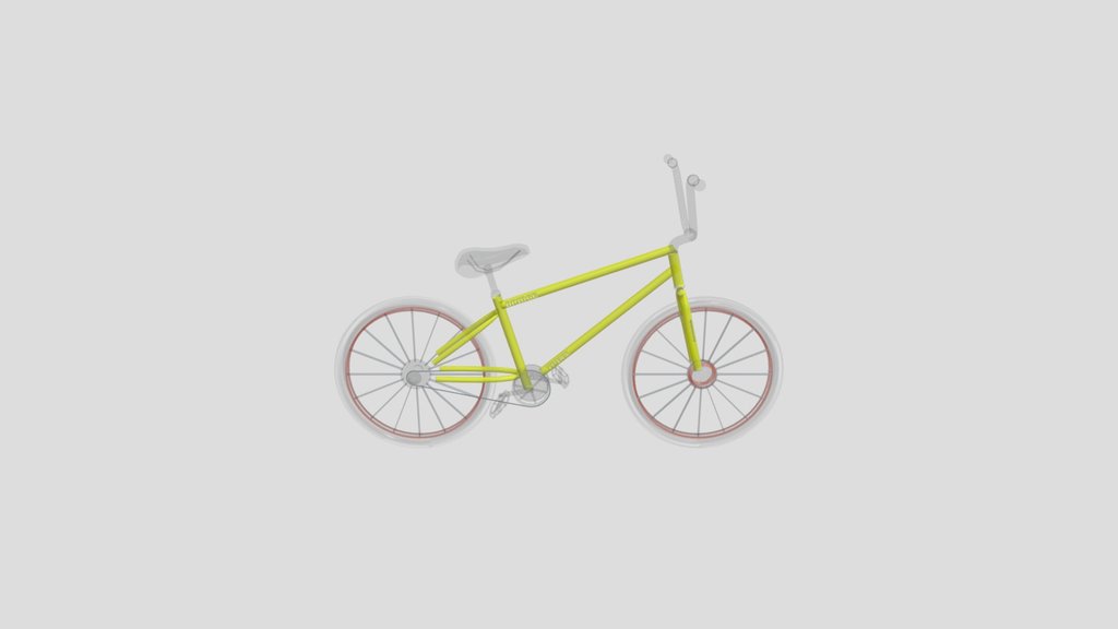 Yellow Sport Bicycle