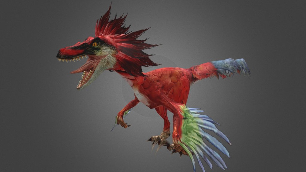 Dinosaur Hunting Velociraptor