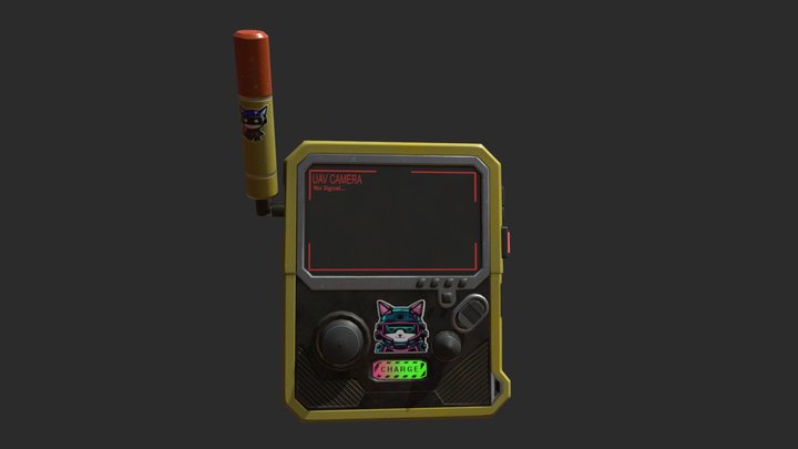 Sci-fi Drone Controller Device 3D Model